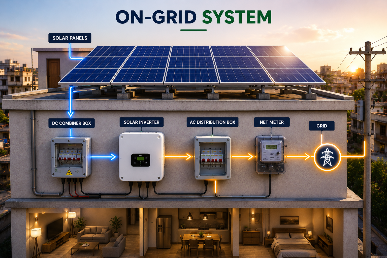 On-Grid Solar System